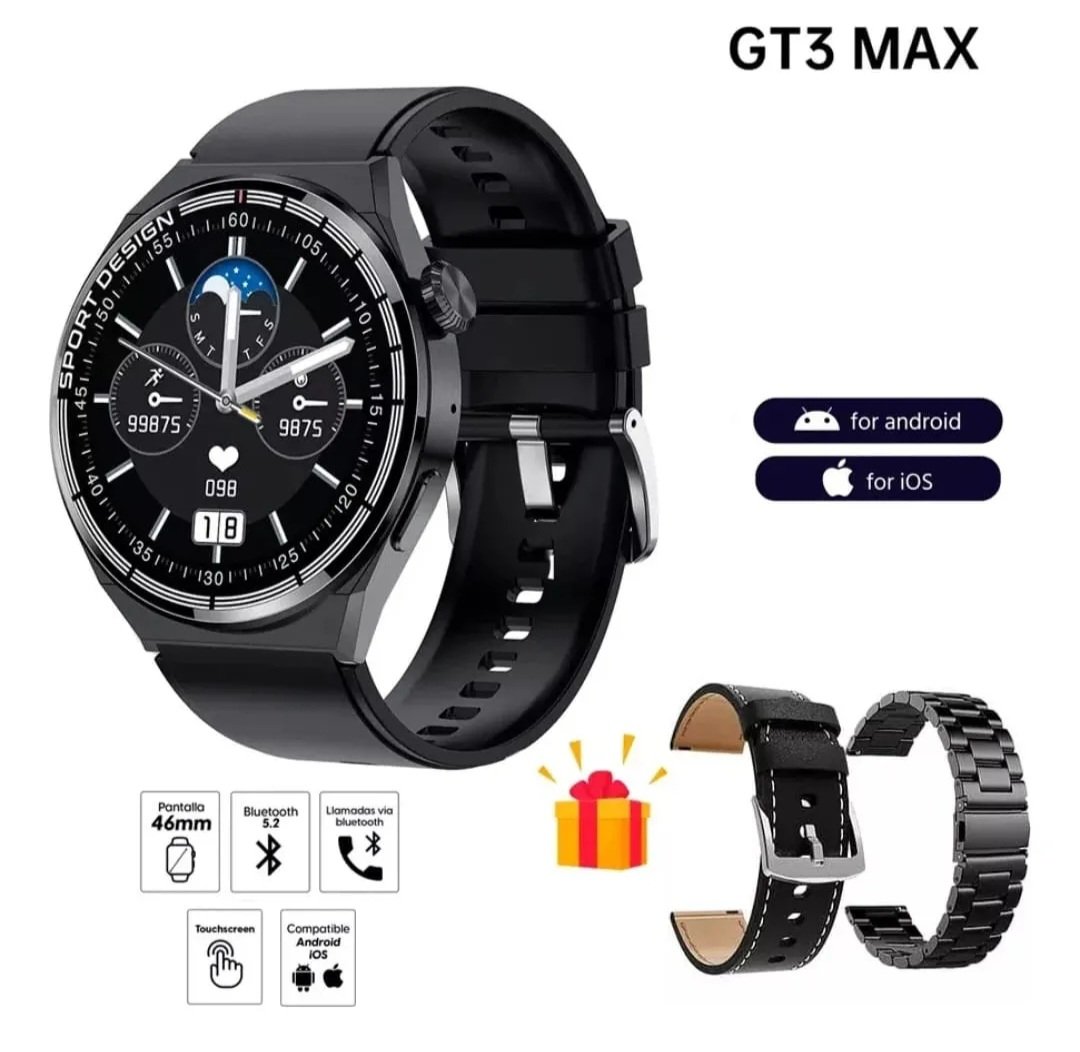 Smartwatch Gt3 max elegante premium